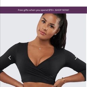 Katya Henry Ballet Cardigan Top | BLACK Size S